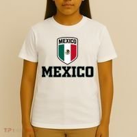 Mexico Heritage Shield Crest Soccer Fan T-Shirt thumb 4