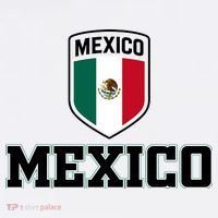 Mexico Heritage Shield Crest Soccer Fan T-Shirt thumb 7