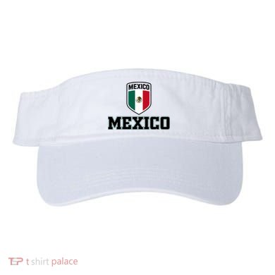 Mexico Heritage Shield Crest Soccer Fan Visor