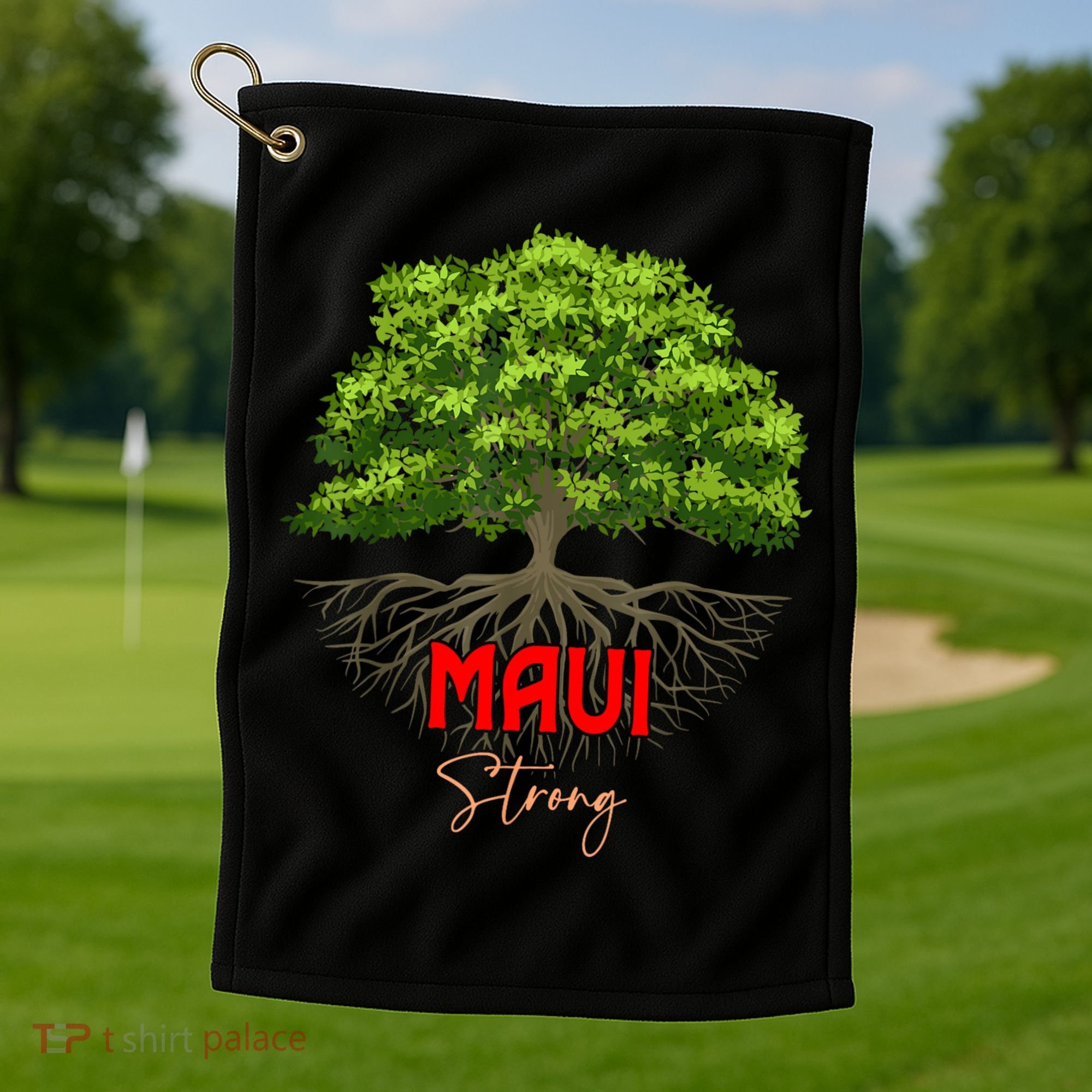 Maui Hawaii Strong Golf Towel