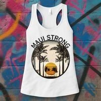 Maui Hawaii Strong Pray For Maui Pray For Lahaina Hawaii Women's Tank Top thumb 3