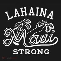 Maui Hawaii Shoreline Supportive Golden Maui Strong Lahaina Banyan Tree Women's Hoodie thumb 2