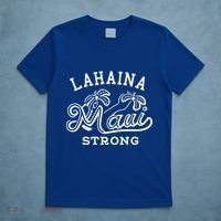 Maui Hawaii Shoreline Supportive Golden Maui Strong Lahaina Banyan Tree T-Shirt thumb 5