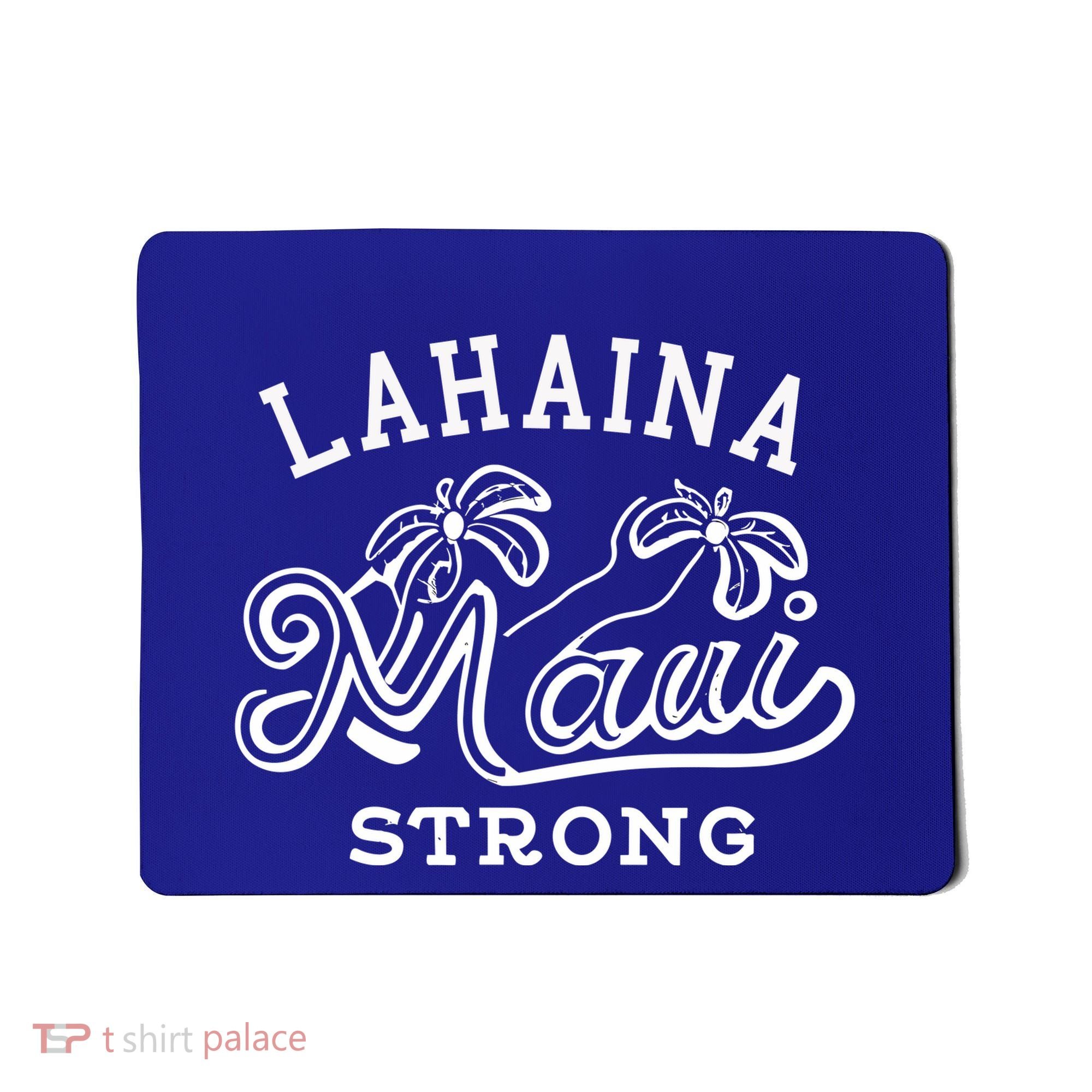 Maui Hawaii Shoreline Supportive Golden Maui Strong Lahaina Banyan Tree Mousepad