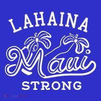 Maui Hawaii Shoreline Supportive Golden Maui Strong Lahaina Banyan Tree Visor thumb 3