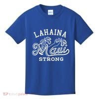 Maui Hawaii Shoreline Supportive Golden Maui Strong Lahaina Banyan Tree Kids T-Shirt thumb 0