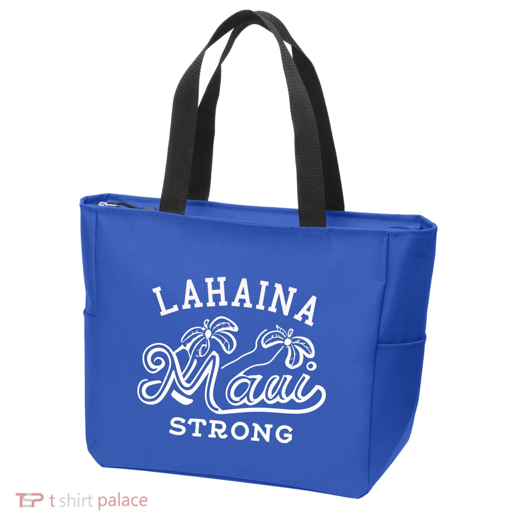 Maui Hawaii Shoreline Supportive Golden Maui Strong Lahaina Banyan Tree Tote Bag