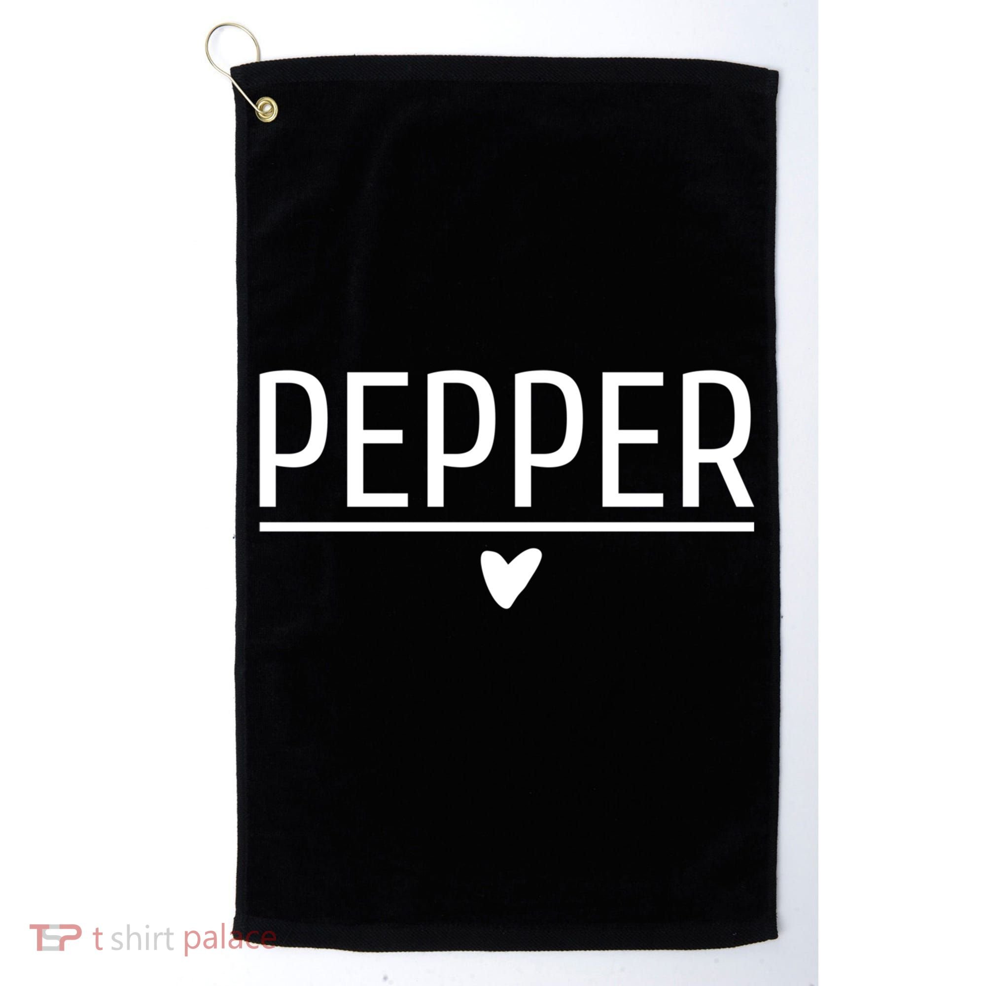 Matching Halloween Salt And Pepper Costume For Couples Gift Golf Towel