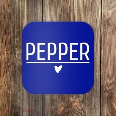 Matching Halloween Salt And Pepper Costume For Couples Gift Coaster