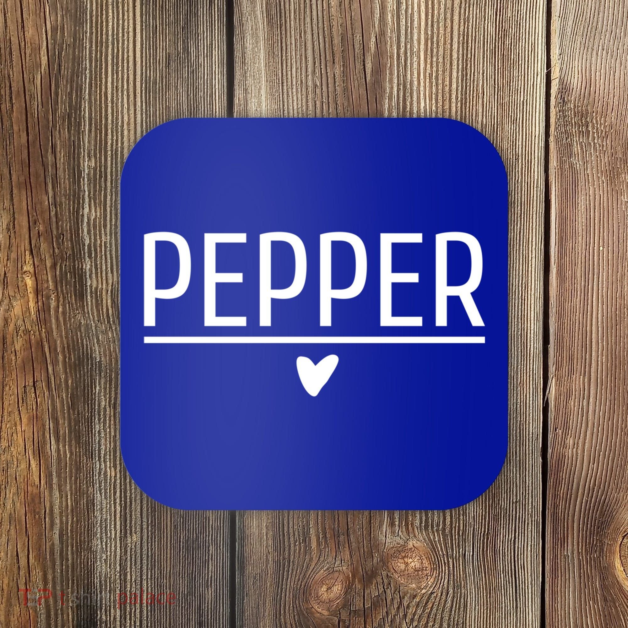 Matching Halloween Salt And Pepper Costume For Couples Gift Coaster
