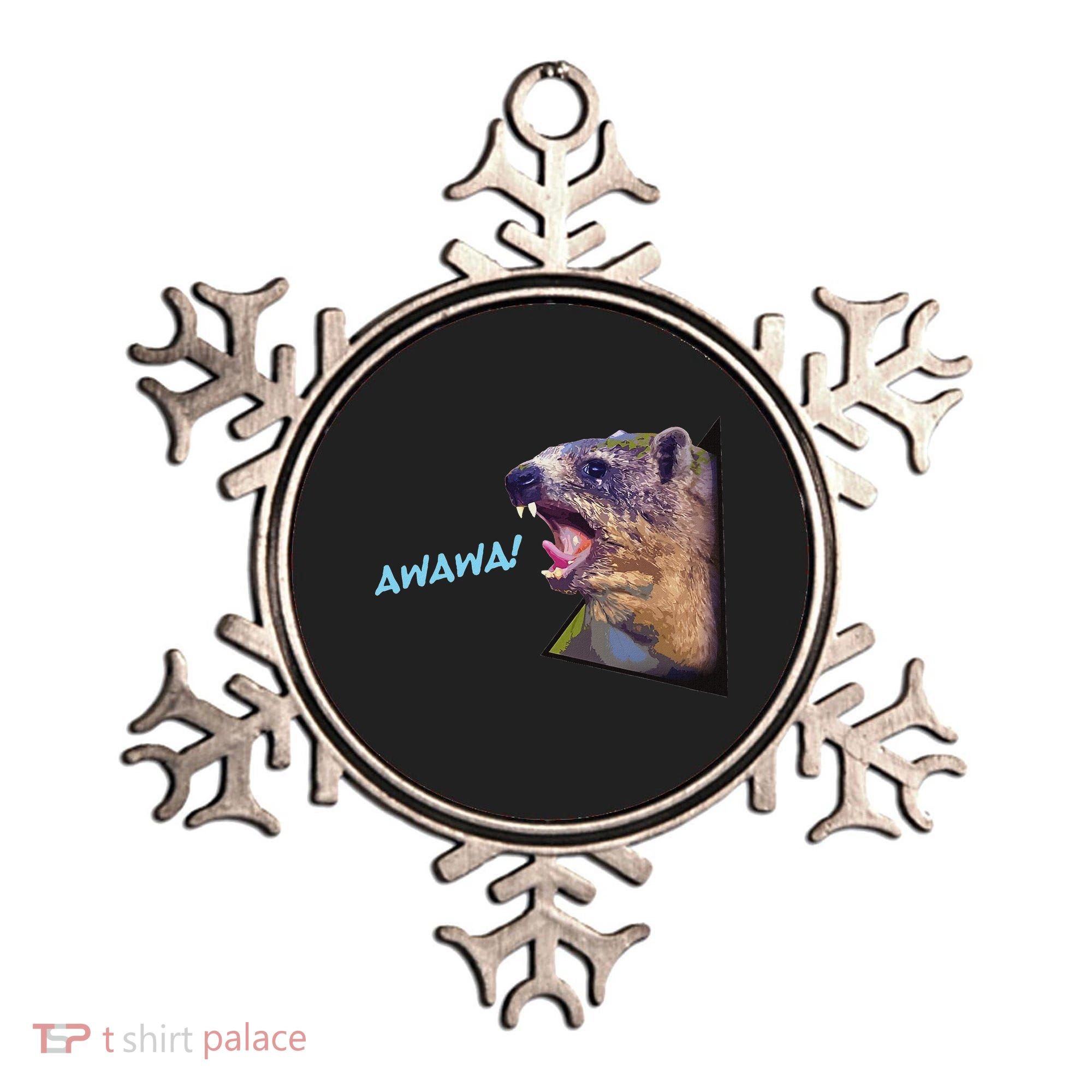 Mama Hyrax Screaming Mom Hyrax Ornament