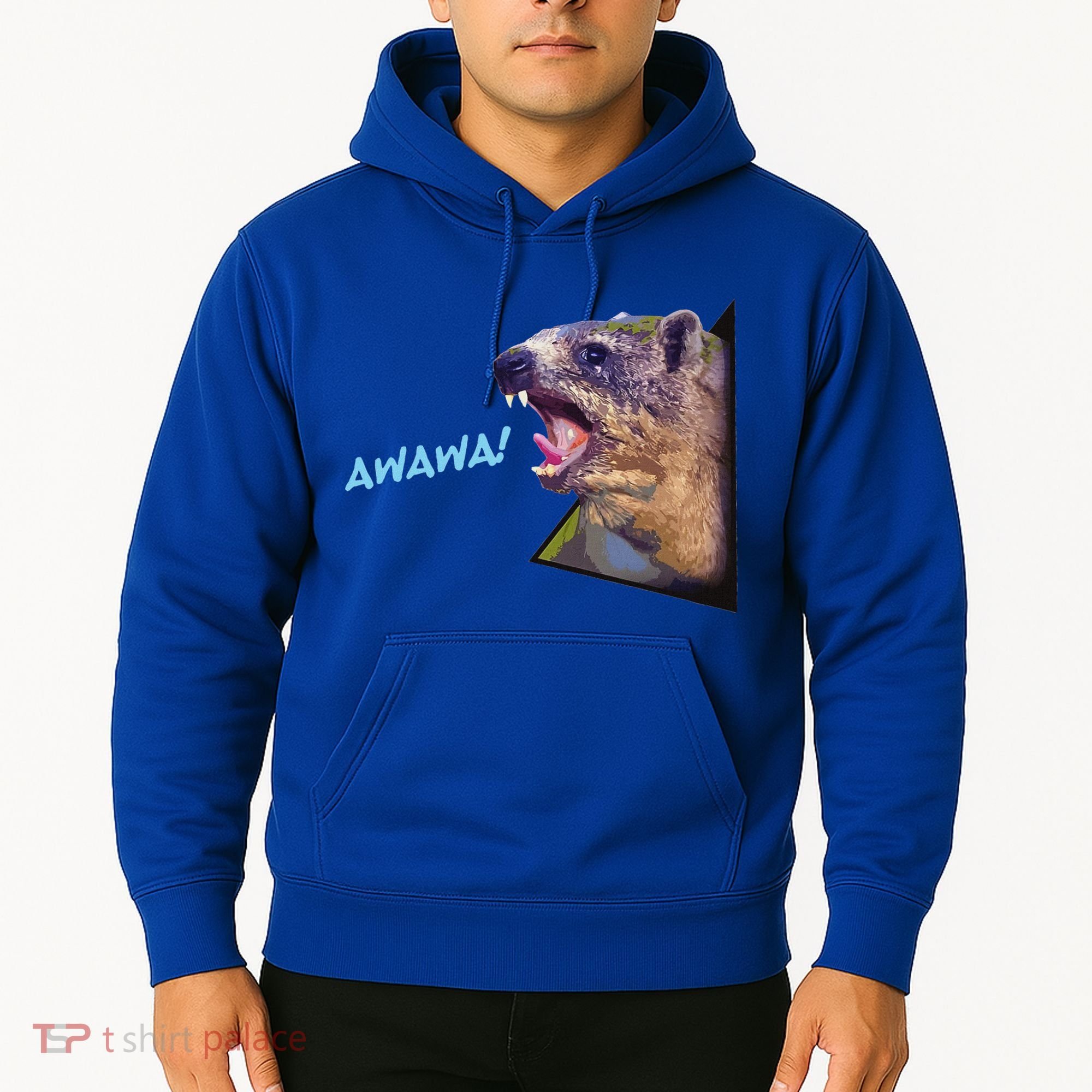 Mama Hyrax Screaming Mom Hyrax Hoodie