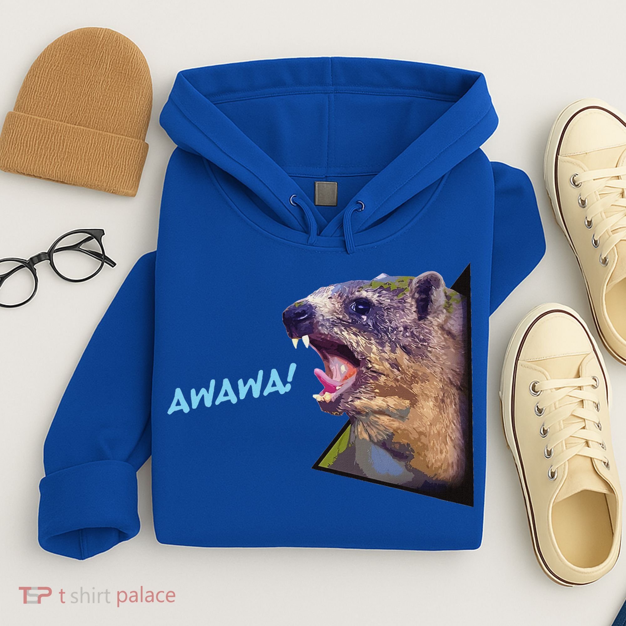 Mama Hyrax Screaming Mom Hyrax Hoodie