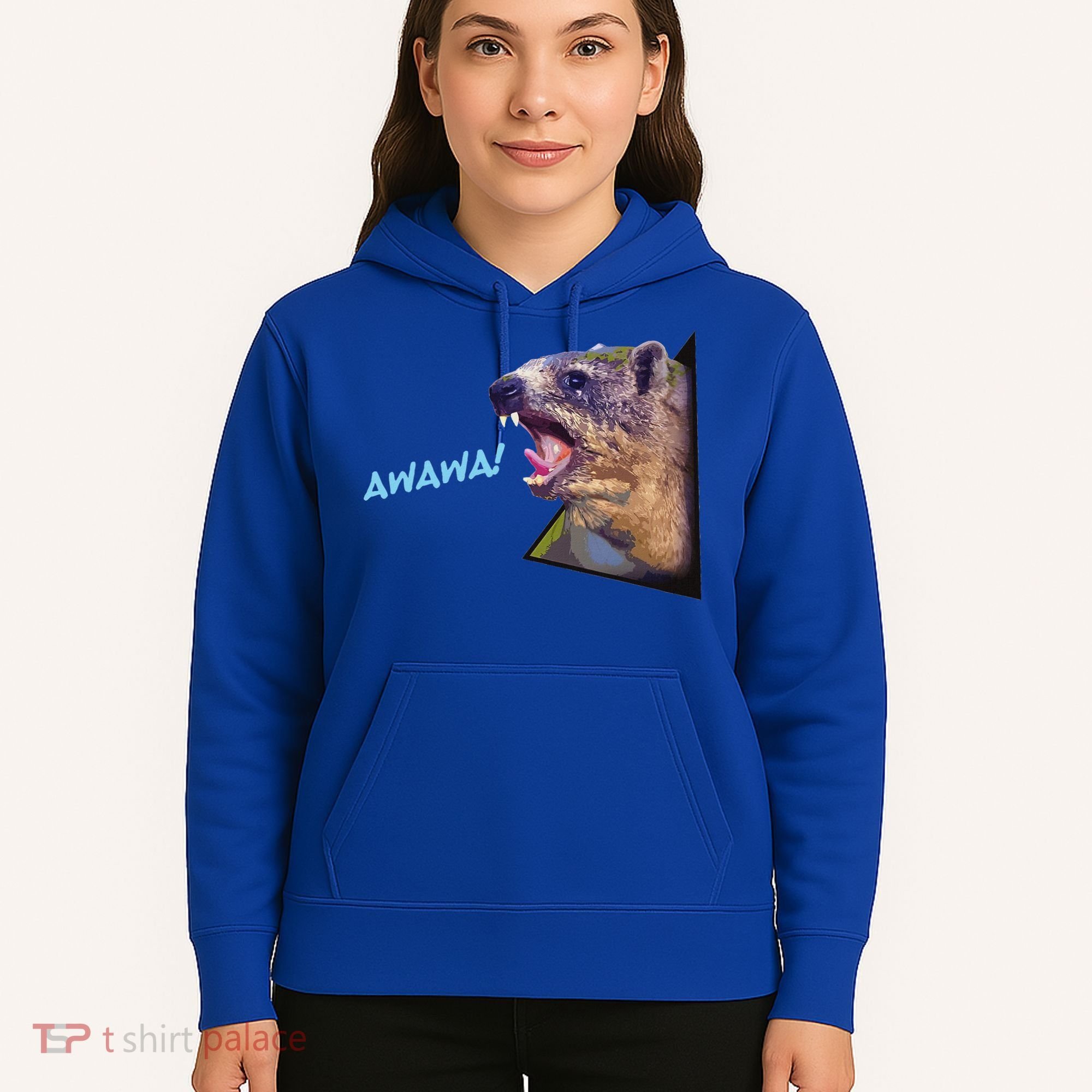 Mama Hyrax Screaming Mom Hyrax Hoodie