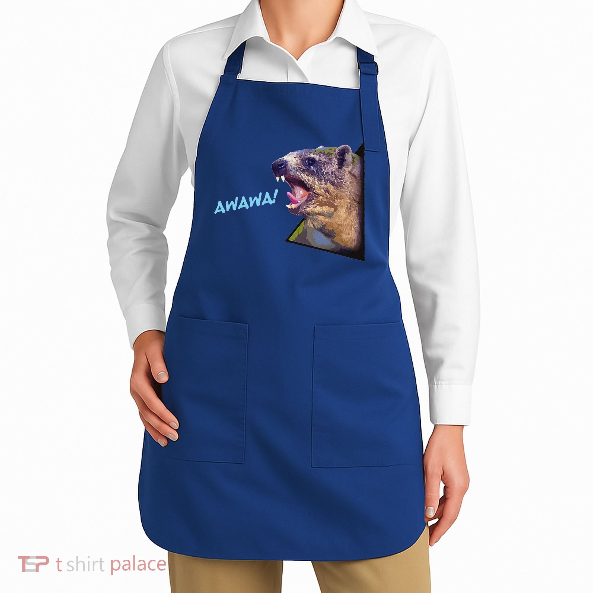 Mama Hyrax Screaming Mom Hyrax Apron