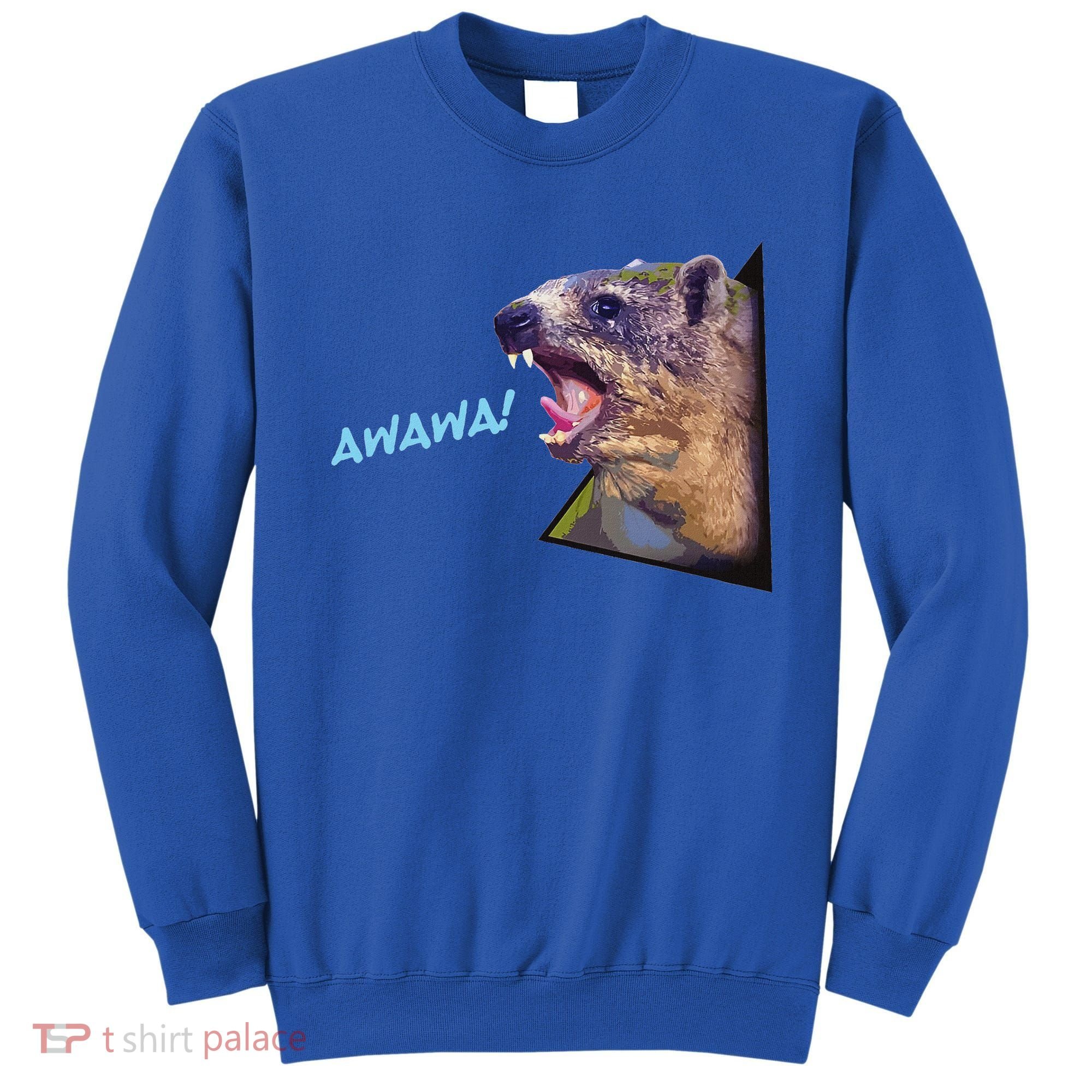 Mama Hyrax Screaming Mom Hyrax Sweatshirt