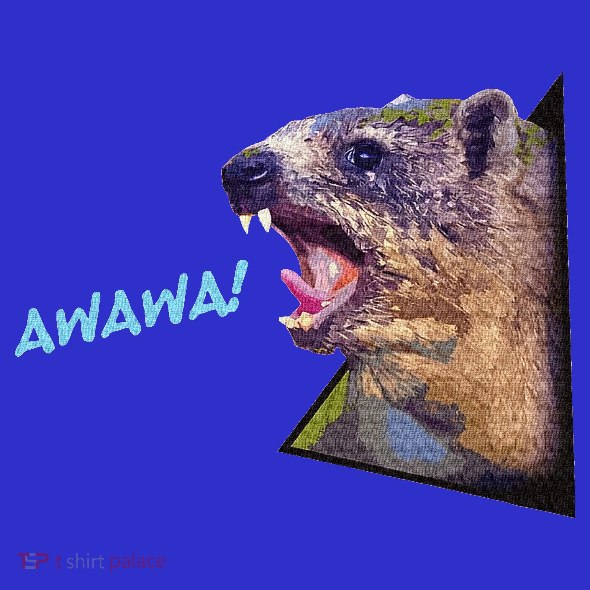 Mama Hyrax Screaming Mom Hyrax Baby Bodysuit
