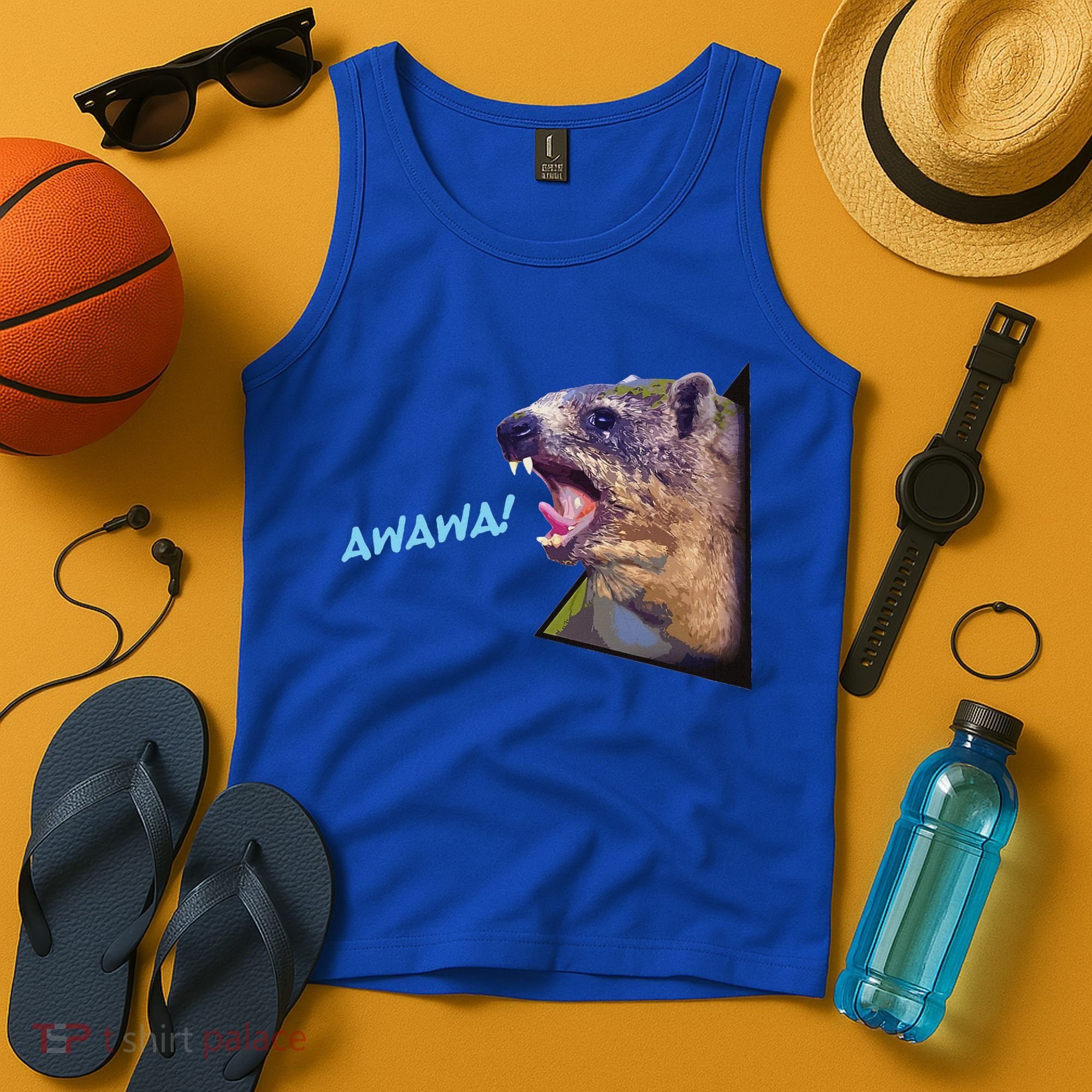 Mama Hyrax Screaming Mom Hyrax Tank Top