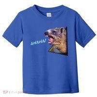 Mama Hyrax Screaming Mom Hyrax Toddler T-Shirt thumb 0