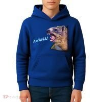 Mama Hyrax Screaming Mom Hyrax Kids Hoodie thumb 4