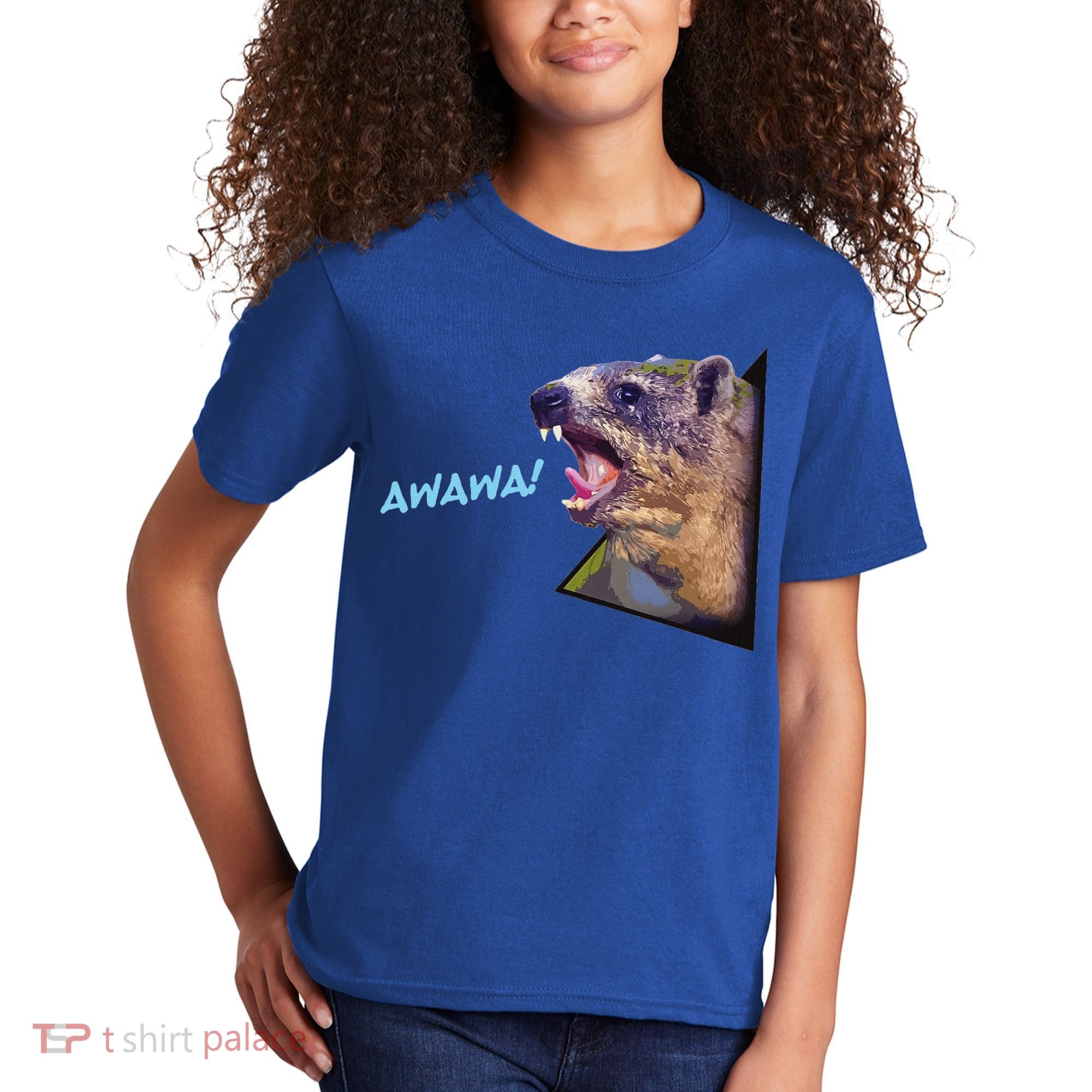 Mama Hyrax Screaming Mom Hyrax Kids T-Shirt