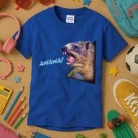 Mama Hyrax Screaming Mom Hyrax Kids T-Shirt thumb 3