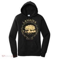 Maui Hawaii Shoreline Supportive Golden Maui Strong Lahaina Banyan Tree Women's Hoodie thumb 0