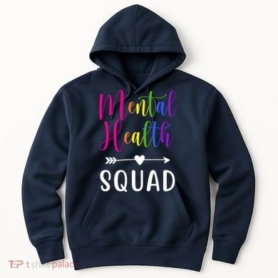Mental Health Squad Awareness Colorful Hoodie