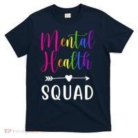 Mental Health Squad Awareness Colorful T-Shirt thumb 0