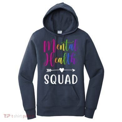 Mental Health Squad Awareness Colorful Women's Hoodie