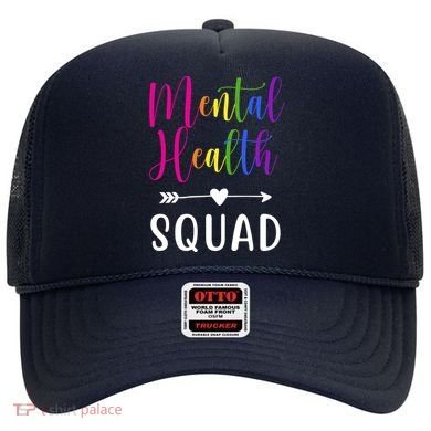 Mental Health Squad Awareness Colorful Hat
