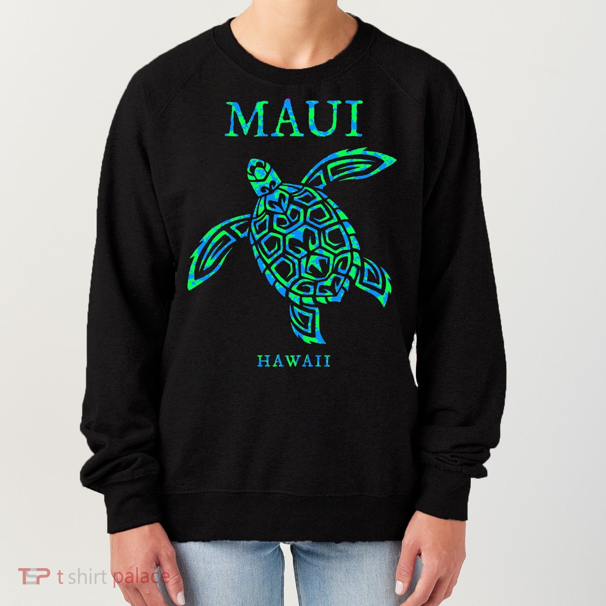 Maui Hawaii Sea Turtle Vacation Souvenir Women's Sweatshirt