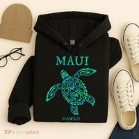 Maui Hawaii Sea Turtle Vacation Souvenir Hoodie thumb 4