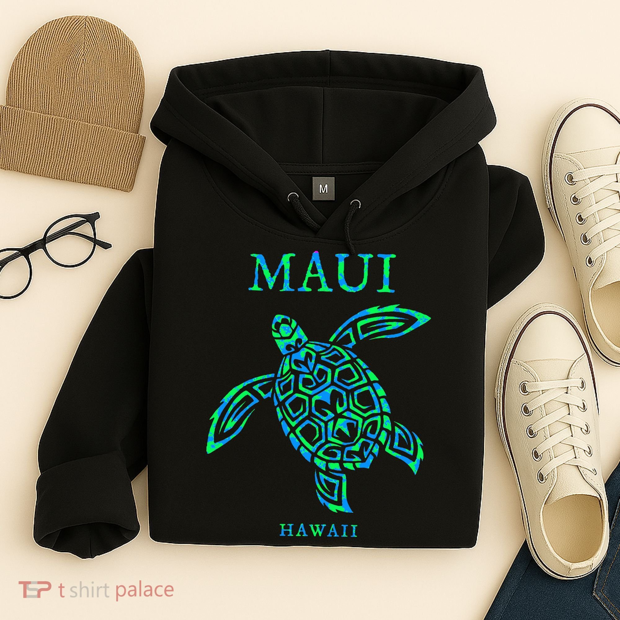 Maui Hawaii Sea Turtle Vacation Souvenir Hoodie