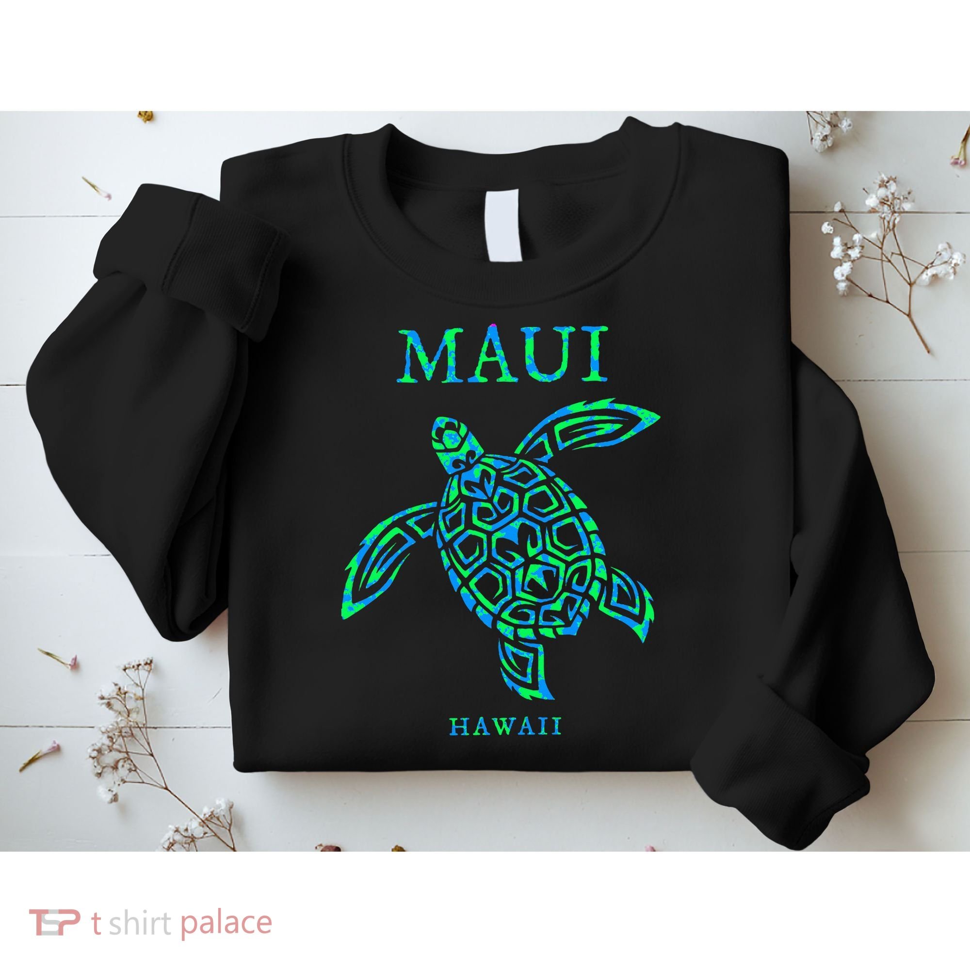 Maui Hawaii Sea Turtle Vacation Souvenir Sweatshirt