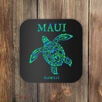Maui Hawaii Sea Turtle Vacation Souvenir Coaster thumb 0