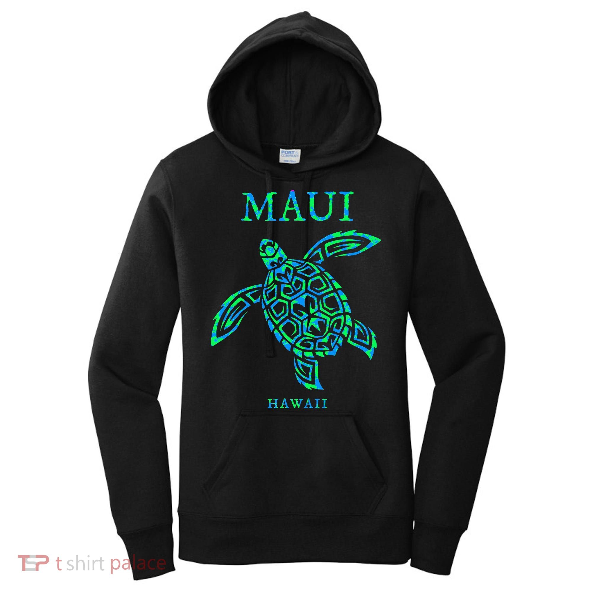 Maui Hawaii Sea Turtle Vacation Souvenir Women's Hoodie