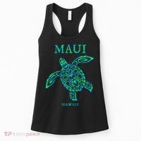 Maui Hawaii Sea Turtle Vacation Souvenir Women's Tank Top thumb 0