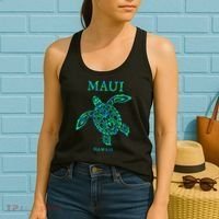 Maui Hawaii Sea Turtle Vacation Souvenir Women's Tank Top thumb 2