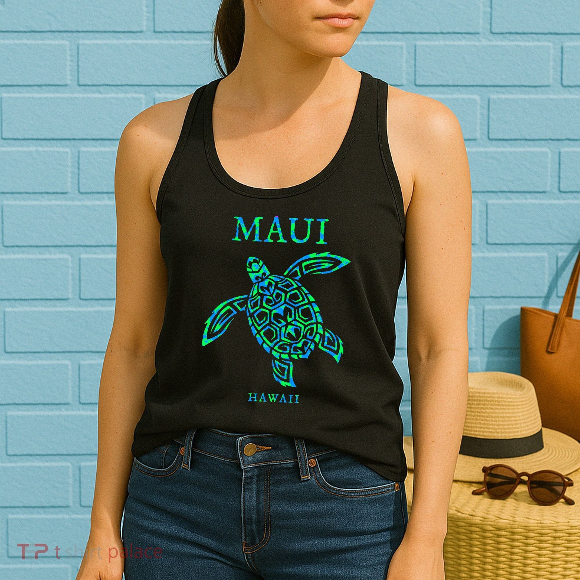 Maui Hawaii Sea Turtle Vacation Souvenir Women's Tank Top