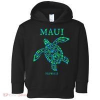 Maui Hawaii Sea Turtle Vacation Souvenir Toddler Hoodie thumb 0