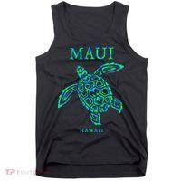 Maui Hawaii Sea Turtle Vacation Souvenir Tank Top thumb 0