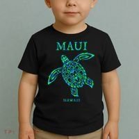 Maui Hawaii Sea Turtle Vacation Souvenir Toddler T-Shirt thumb 2