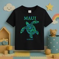 Maui Hawaii Sea Turtle Vacation Souvenir Toddler T-Shirt thumb 3