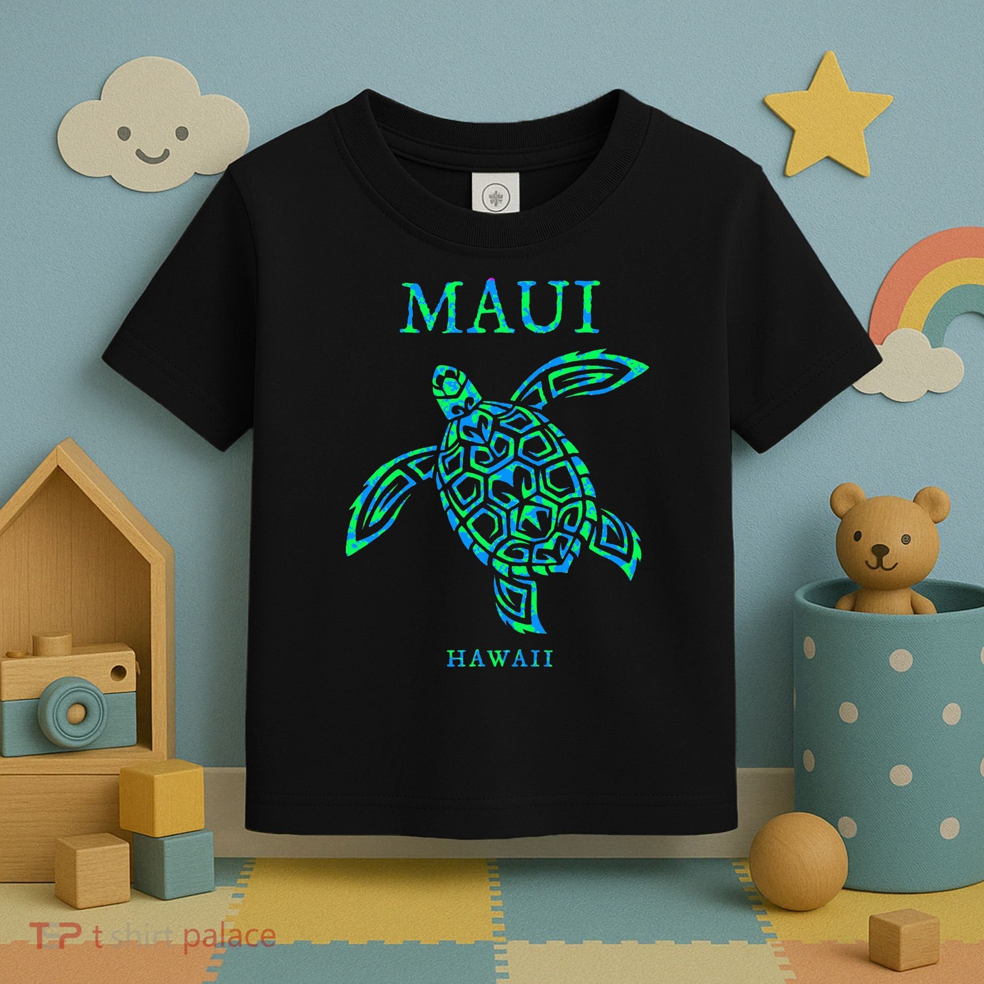 Maui Hawaii Sea Turtle Vacation Souvenir Toddler T-Shirt