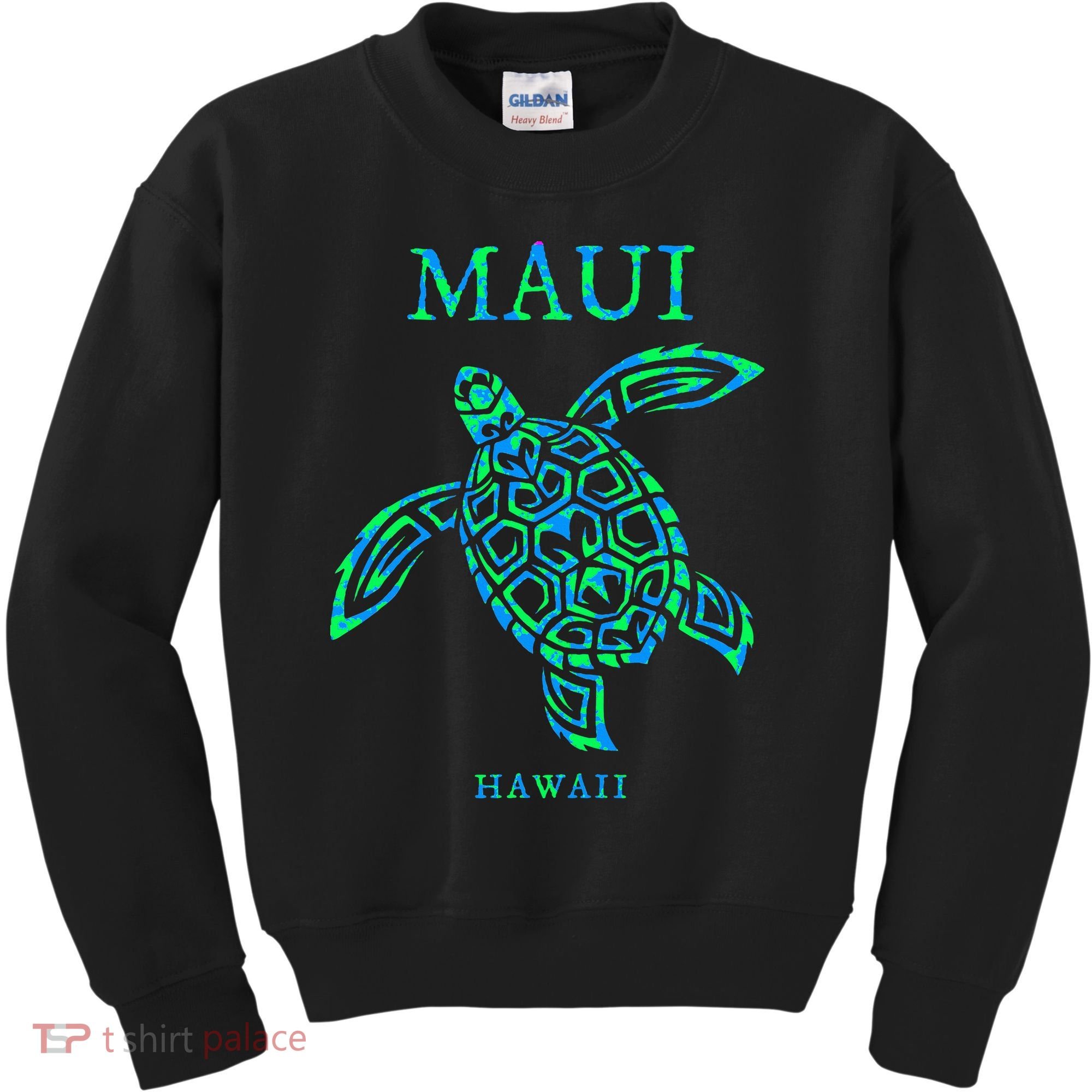 Maui Hawaii Sea Turtle Vacation Souvenir Kids Sweatshirt