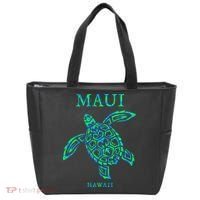 Maui Hawaii Sea Turtle Vacation Souvenir Tote Bag thumb 0