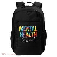 Mental Health Squad Appreciation Day Tie Dye  For Work Backpack thumb 0