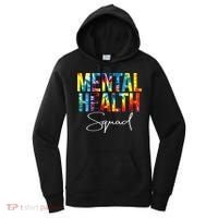 Mental Health Squad Appreciation Day Tie Dye  For Work Women's Hoodie thumb 0
