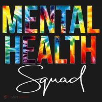 Mental Health Squad Appreciation Day Tie Dye  For Work Visor thumb 3